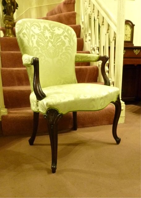 18th Century Hepplewhite Library Armchair