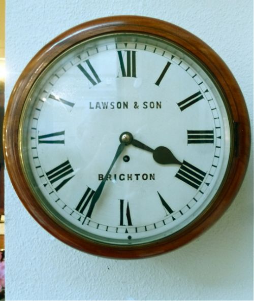 Good Quality English Fusee 8-Day Wall Clock