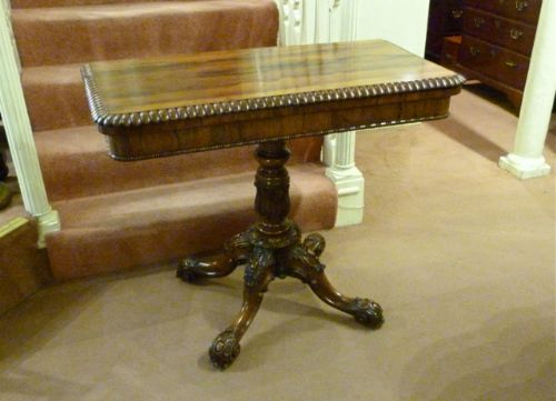 A Spectacular Card Table by Gillows of Lancaster