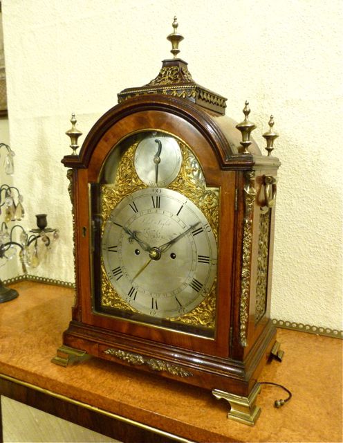fig 1. 18th CENTURY BRACKET CLOCK by John Taylor, LONDON