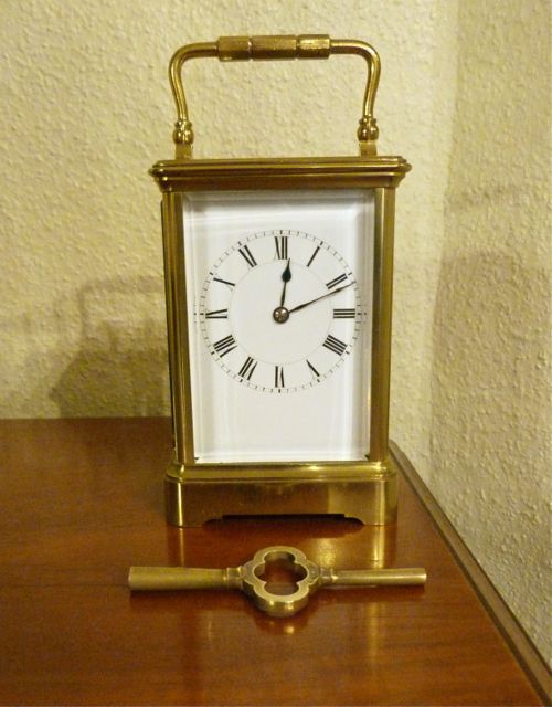 Fine Timepiece Carriage Clock by Henri Jacot
