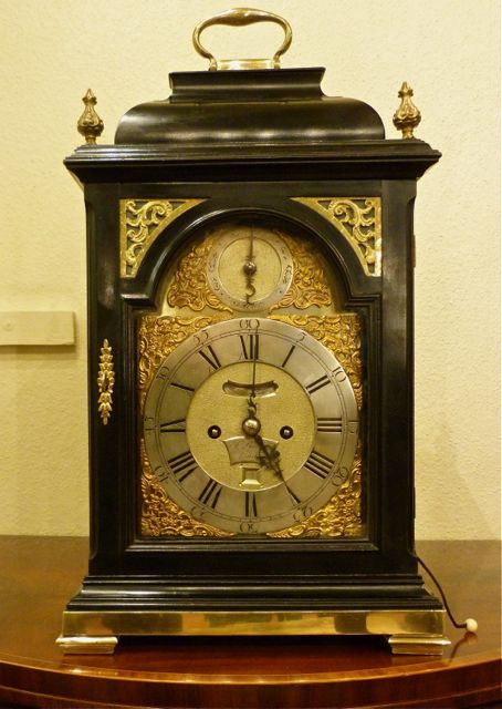 A Good Verge Bracket Clock by Barraud, London