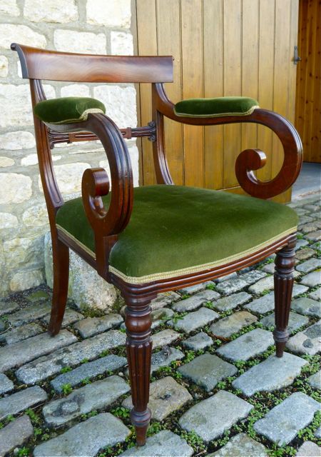fig 1. FINE PAIR OF GILLOWS CARVER DINING CHAIRS