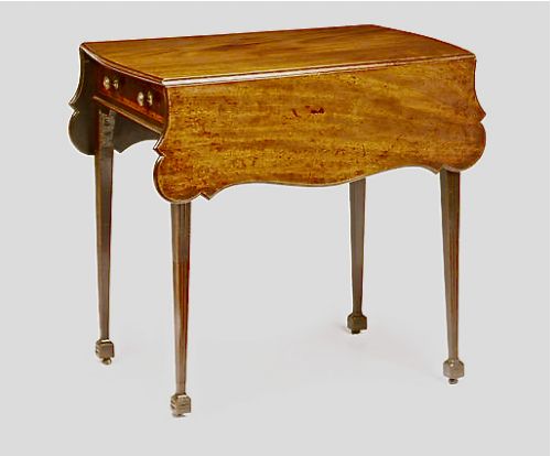 Chippendale Period Mahogany Pembroke Table