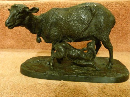 French Bronze Sculpture by Pierre Jules Mêne