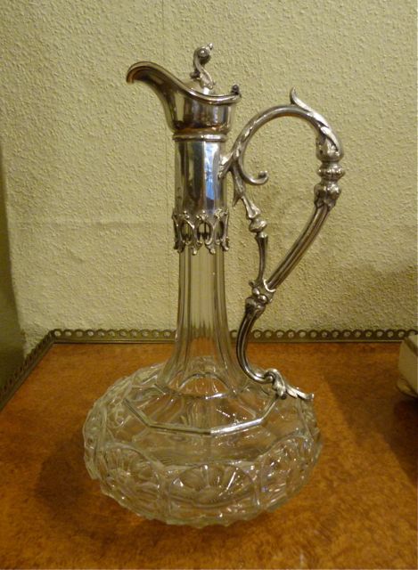 A Good Victorian Cut-glass Claret Jug