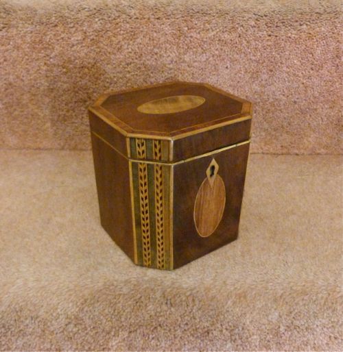 Attractive George III Cube Tea Caddy