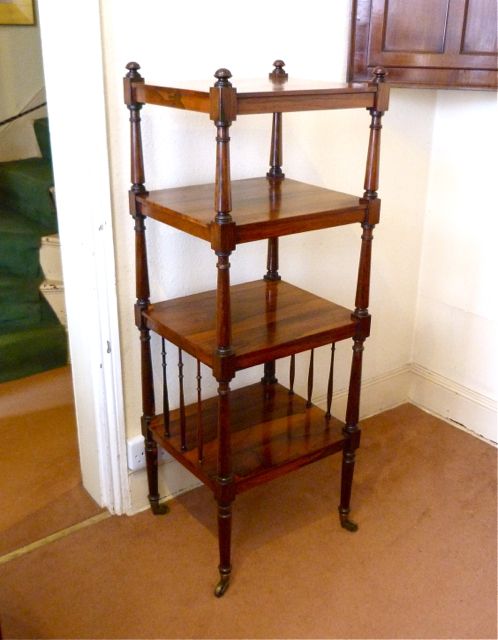 A Good Early 19th Century Rosewood "Whatnot".