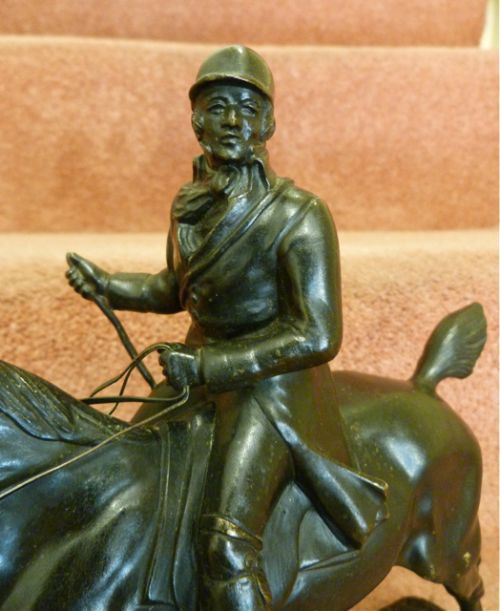 fig 1. A DELIGHTFUL BRONZE SCULPTURE OF A HUNTSMAN