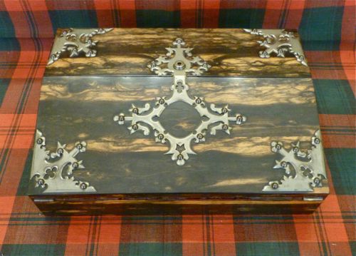 Victorian Coromandel-wood Lady's Writing Box