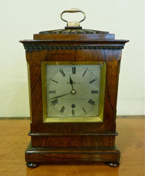 A Charming English Mantle Clock of Small Size