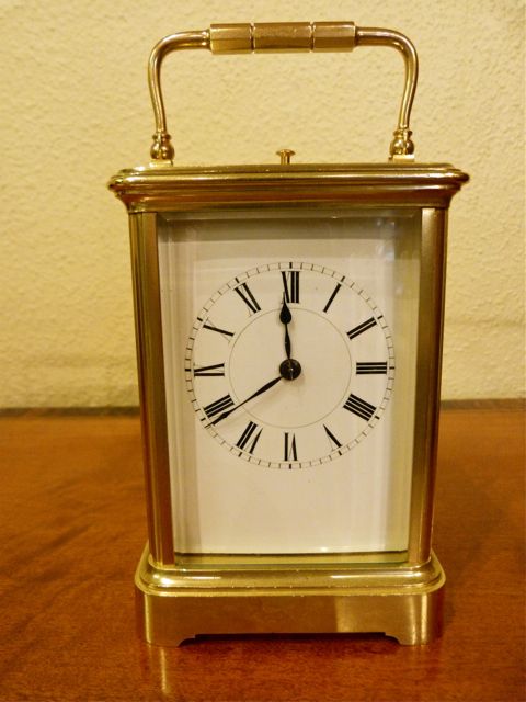 fig 1. FINE REPEATING CARRIAGE CLOCK BY HENRI JACOT