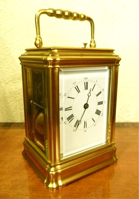 Gorge Cased Carriage Clock by Henri Jacot