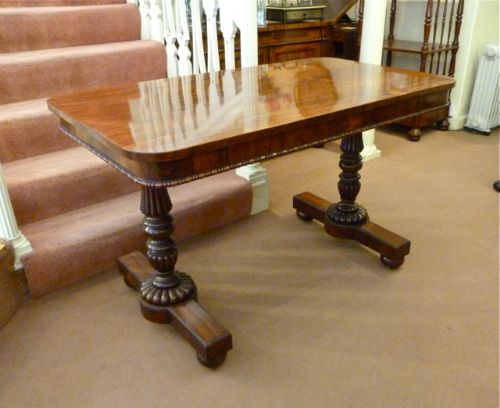 Rosewood Library Writing Table by Gillows