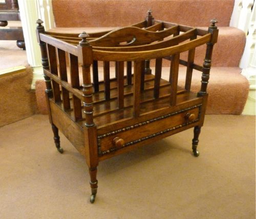 Good Early 19th Century Rosewood Canterbury