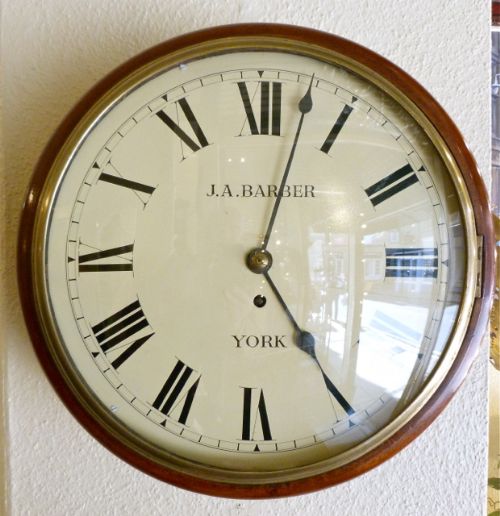 Good Mahogany 8-Day Fusee Wall Clock