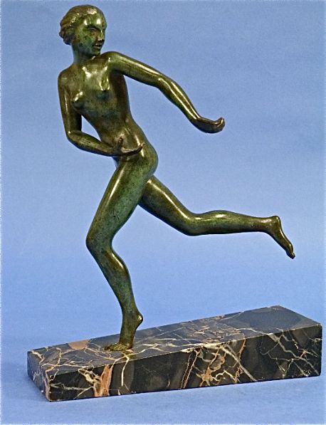 Art Deco Bronze Nude Figure