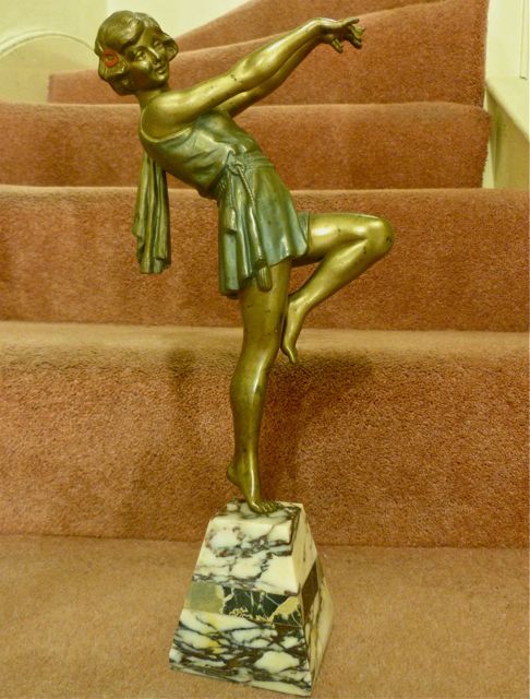 A Charming Art Deco Bronze Dancer