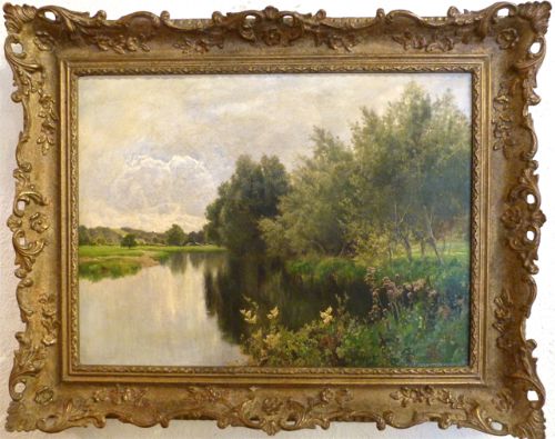 "On the River Kennet" by J Clayton Adams