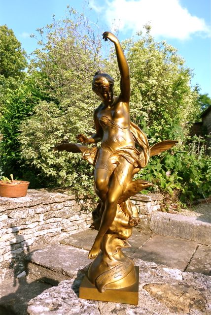 Large Impressive Bronze Sculpture by Emile Picault