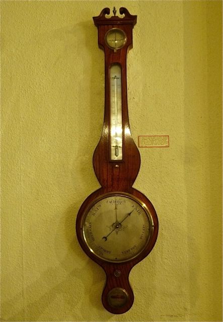 An Attractive Satinwood Wheel Barometer