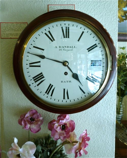 Small English Fusee Wall Clock