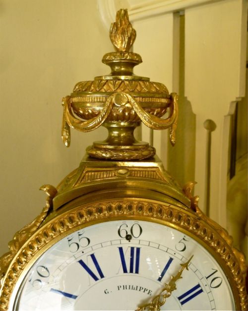 fig 1. LARGE IMPRESSIVE FRENCH ORMOLU MANTLE CLOCK
