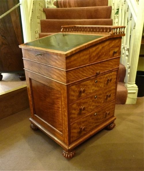 A Superb Satinwood Davenport by Gillows