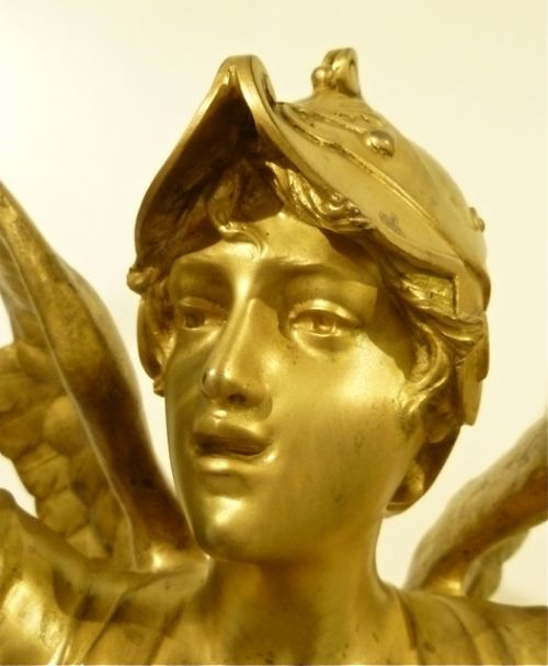 fig 1. LARGE IMPRESSIVE GILT BRONZE BY EUGENE MARIOTON