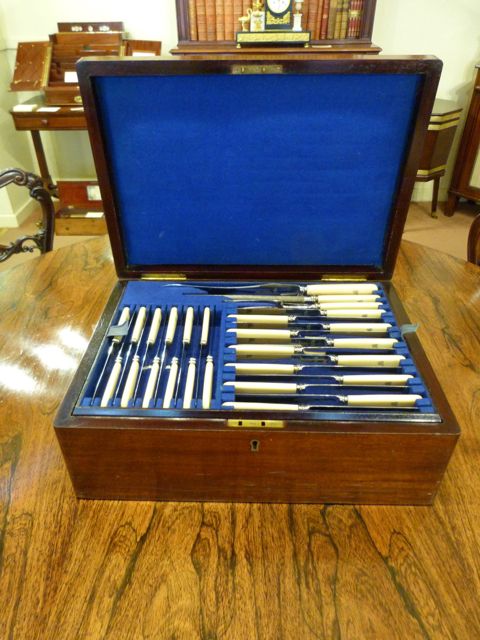 fig 1. GOOD CANTEEN OF PLATED CUTLERY FOR 12 PLACES