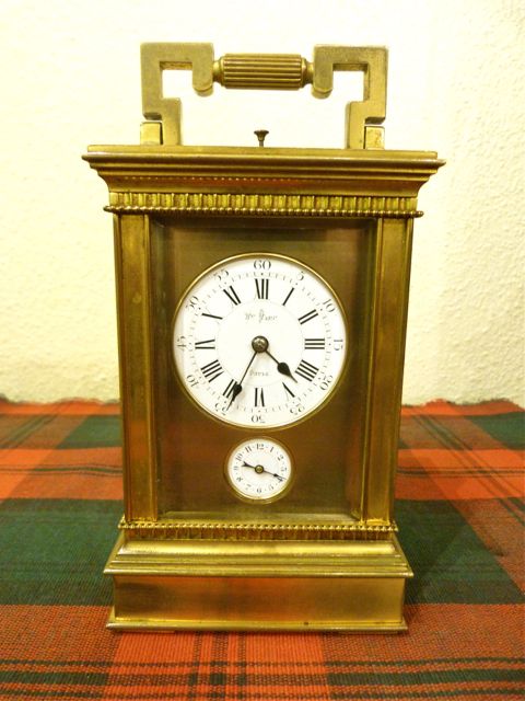 Large French "Anglaise" Carriage Clock
