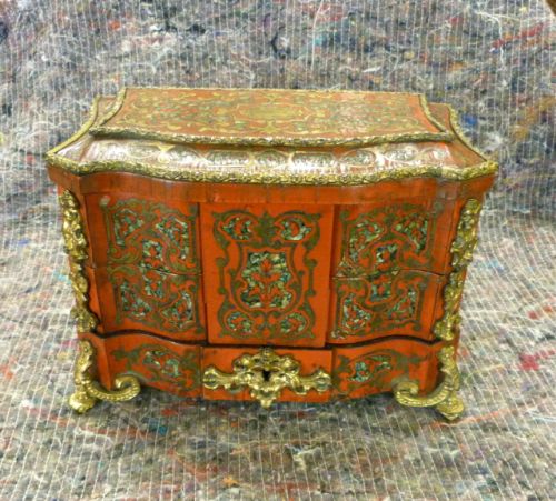 French "Boulle" Jewellery Casket or Box