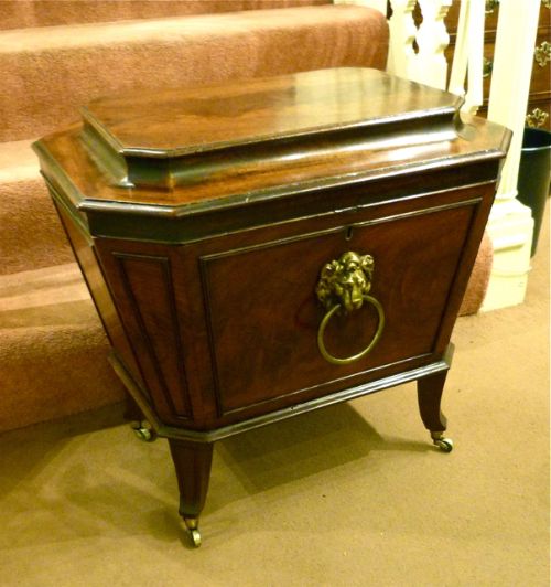 Regency Mahogany Wine Cellarette of Good Colour