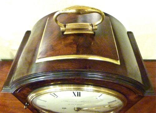 fig 1. LONDON MAHOGANY REGENCY PERIOD BRACKET CLOCK
