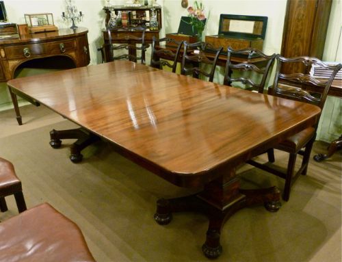 Regency Period Mahogany Dining Table