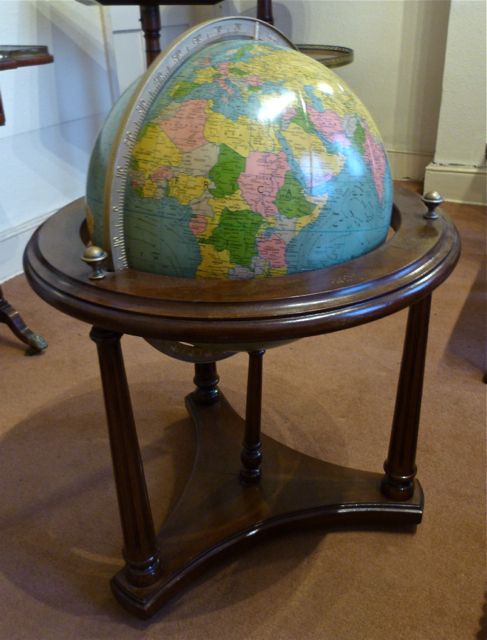 American Walnut Floor-standing Globe