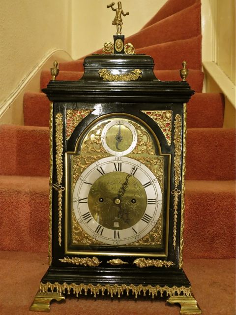 George III London Verge Bracket Clock