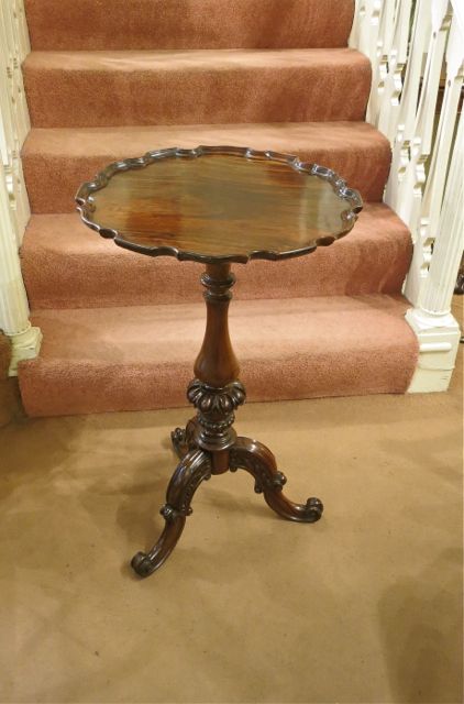 Carved "Piecrust" Wine Table by Gillows
