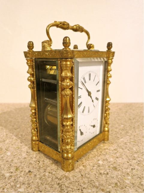 fig 1. A RARE EARLY FRENCH CARRIAGE CLOCK: ONE FOR THE COLLECTOR?