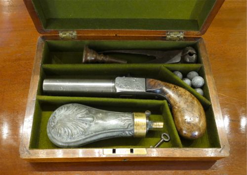 Cased "Manstopper" Pistol