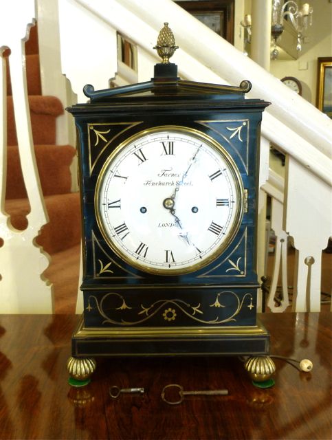 Fine English Regency Bracket Clock of Small Size
