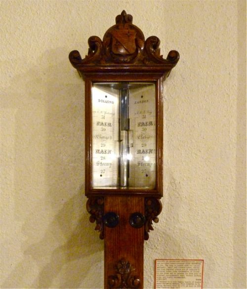 Fine Stick Barometer by Dolland of London