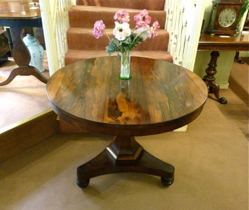 Rosewood Centre or Hall Table by Gillows