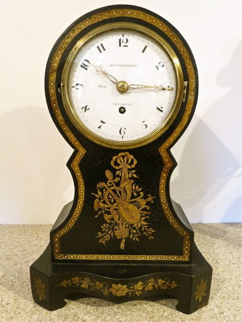 Fine  English Regency Period Mantle Clock