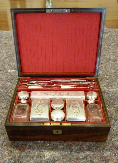 Beautiful Fitted Dressing & Jewellery Case by Edwards