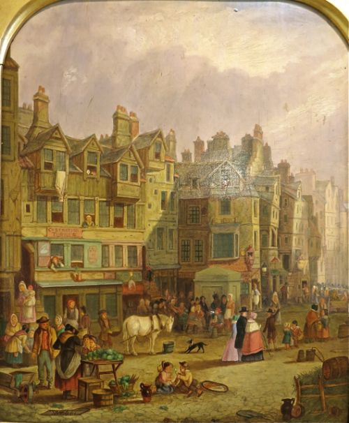 Oil Painting of the Nether Bow Port (Edinburgh)
