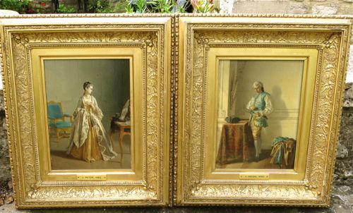 Pair of Oil Paintings on Panel by Joseph Payton
