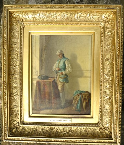 fig 1. PAIR OF OIL PAINTINGS ON PANEL BY JOSEPH PAYTON