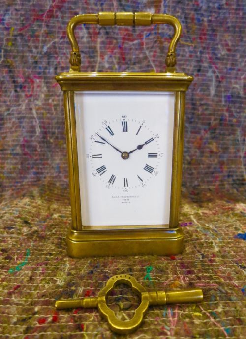 French Carriage Clock Timepiece by Frodsham