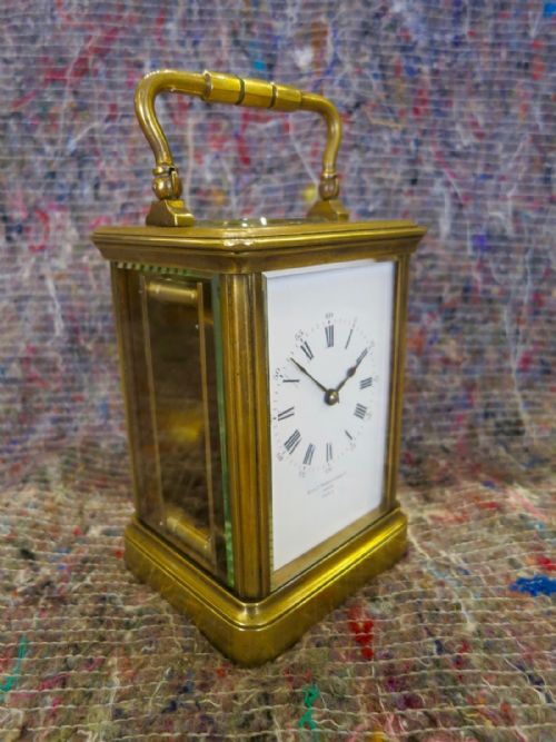 fig 1. FRENCH CARRIAGE CLOCK TIMEPIECE BY FRODSHAM